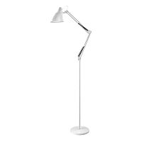 Торшер напольный (светильник) Мелодия Света плафон из металла 220В Е27 Белый картинка 